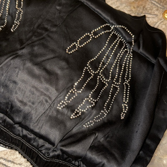 🎃pink skull hands sleep shorts - Picture 7 of 8